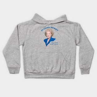 In Loving Memory Betty White Kids Hoodie